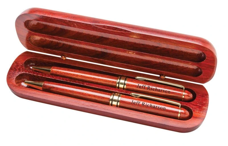 Double Pen Box, Rosewood