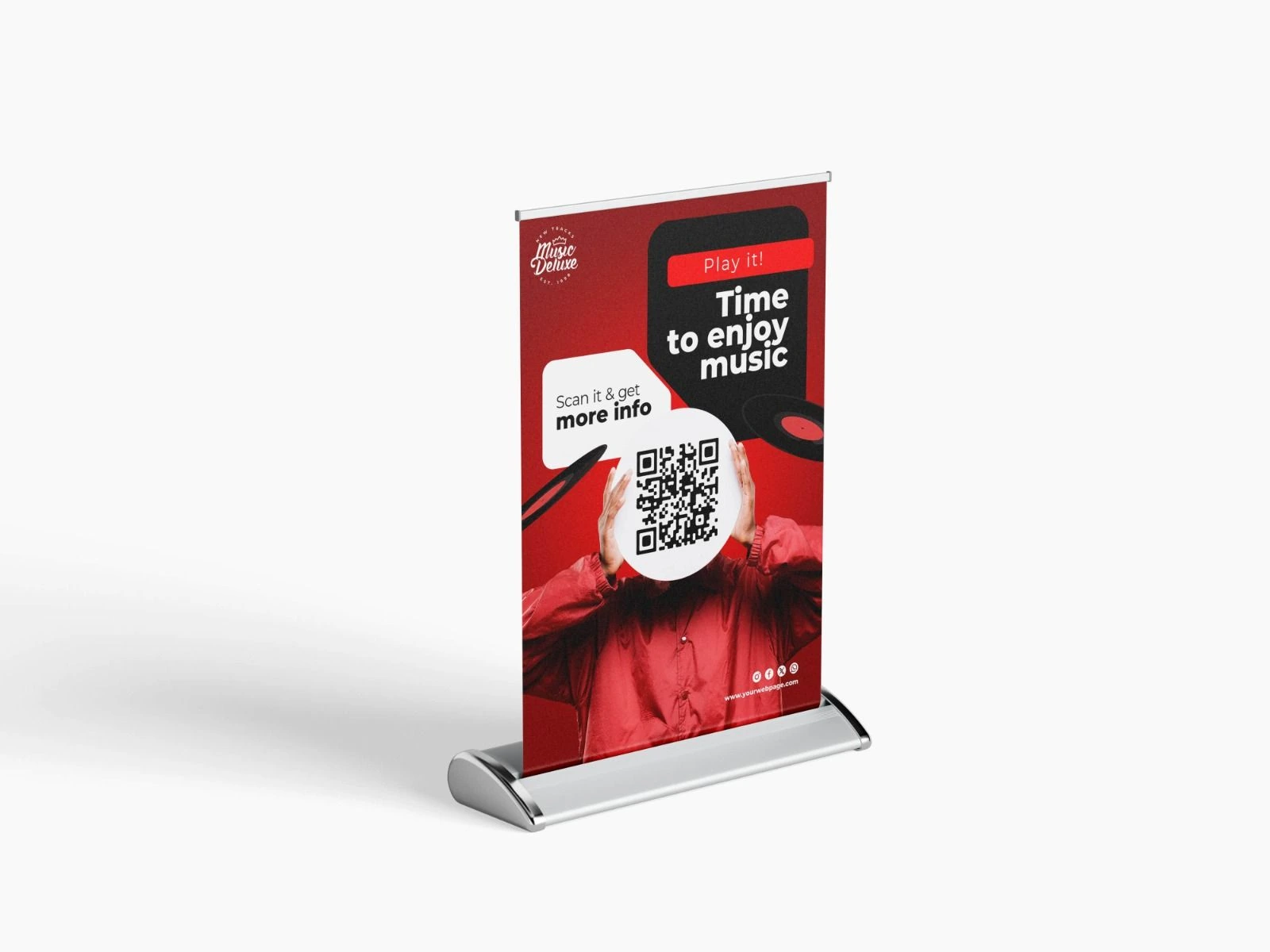 Table Top Banner Stand
