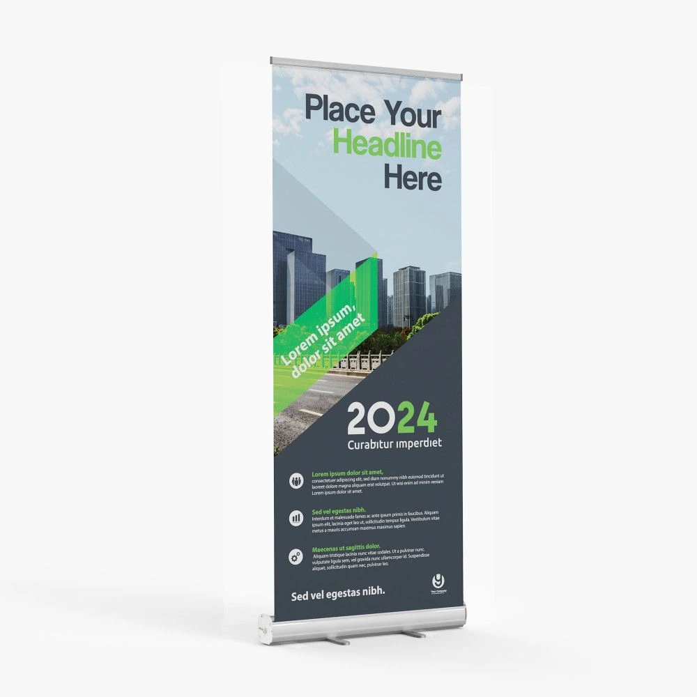 Standard Rollup Banner Stand- Double Leg