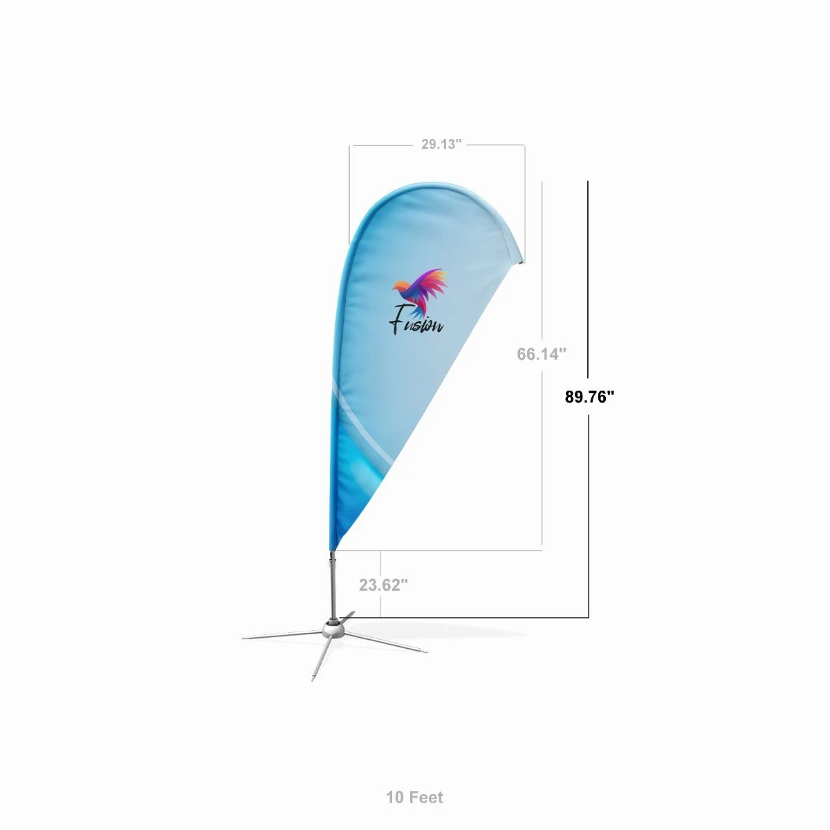 Tear Drop Flags
